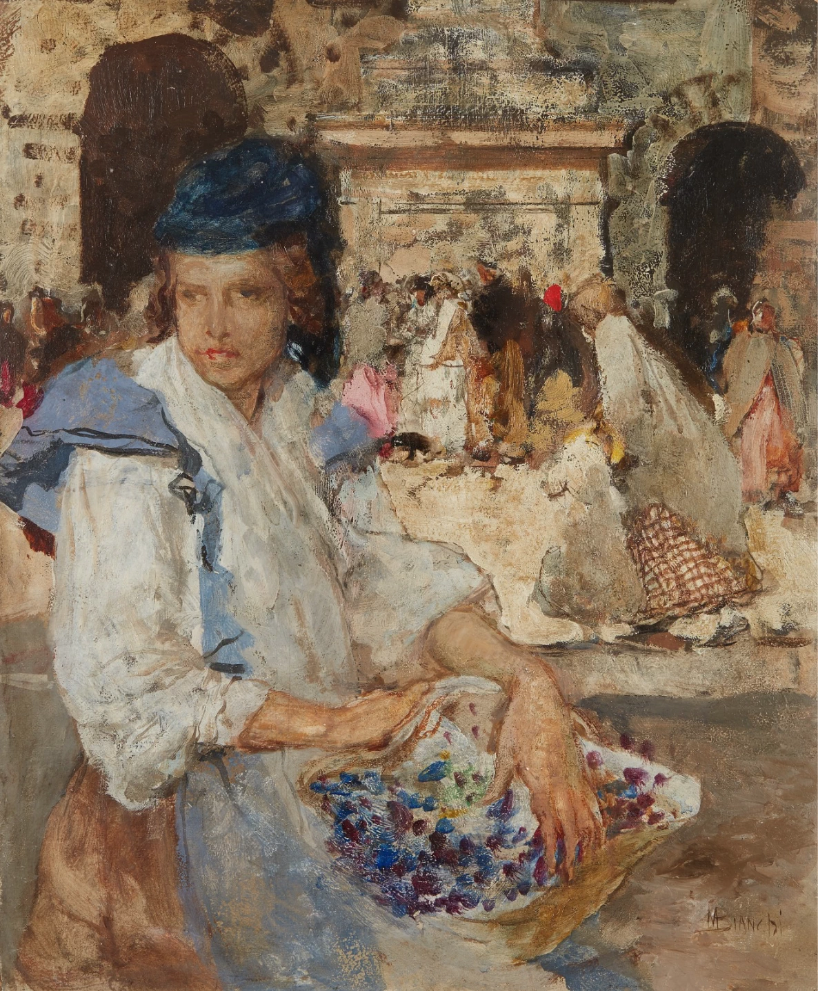 La fioraia - Quadreria dell’800, Milano